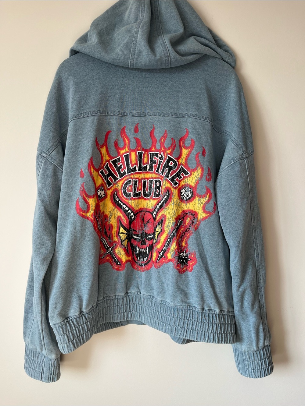 Stranger Things Hellfire Zipper Hoodie